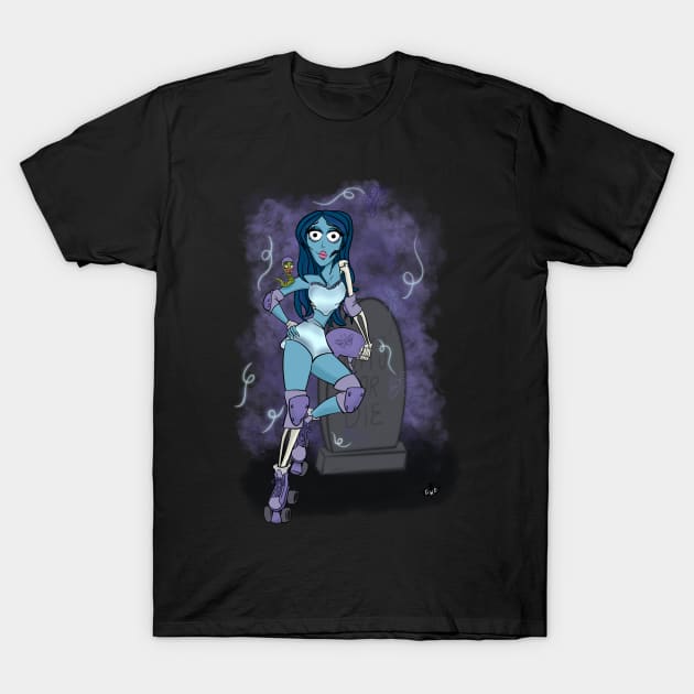 Corpse Roller Ghoul T-Shirt by GweArt